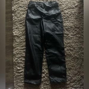 Black Leather Pants